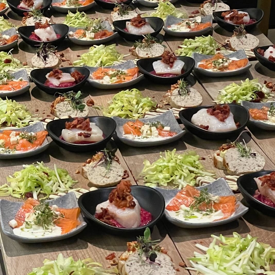 Menu serveret til arrangement i selskabslokale i Hjørring